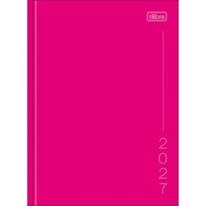 Agenda Costurada Diária M4 Pepper Rosa 2027 | Tilibra