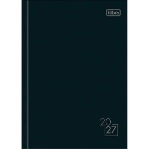 Agenda Costurada Diária M6 Spice Preta 2027 | Tilibra