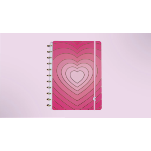 Caderno Inteligente Grande Golden Love| Caderno Iinteligente