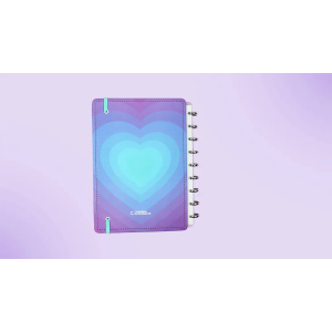 Caderno Inteligente Médio Silver Love | Caderno Iinteligente
