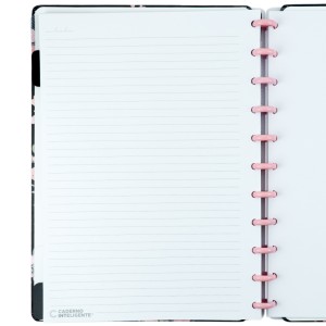 Caderno Inteligente Grande By Gocase Classical Rose Black | Caderno Inteligente