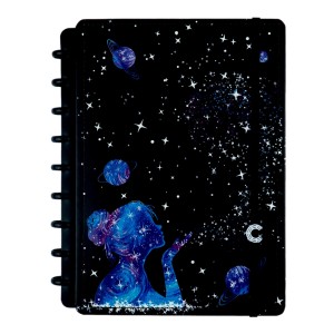 Caderno Inteligente A5 Poeira Das Estrelas | Caderno Inteligente